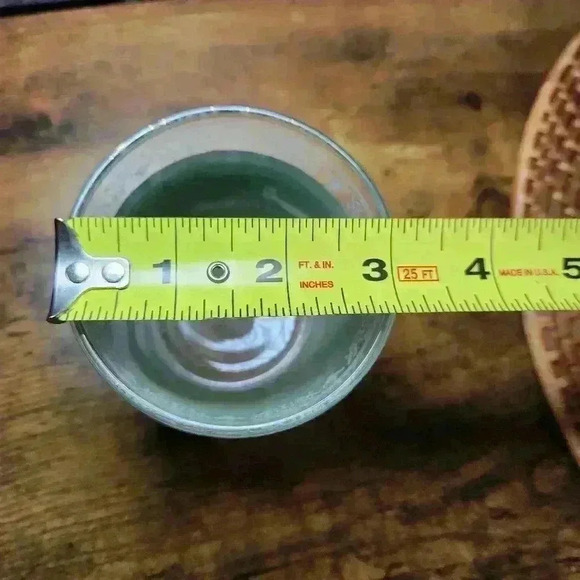 Vintage Jeanette Hellenic Wedgewood Jasperware green drinkware Lowball Glass - Picture 6 of 7